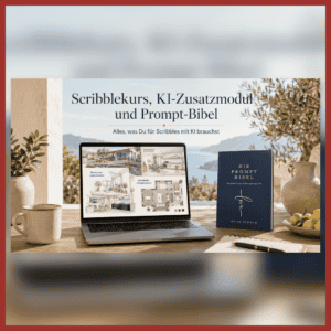 Onlinekurs | Scribbeln "leicht gemacht" inkl. KI-Modul zur Raumplanung