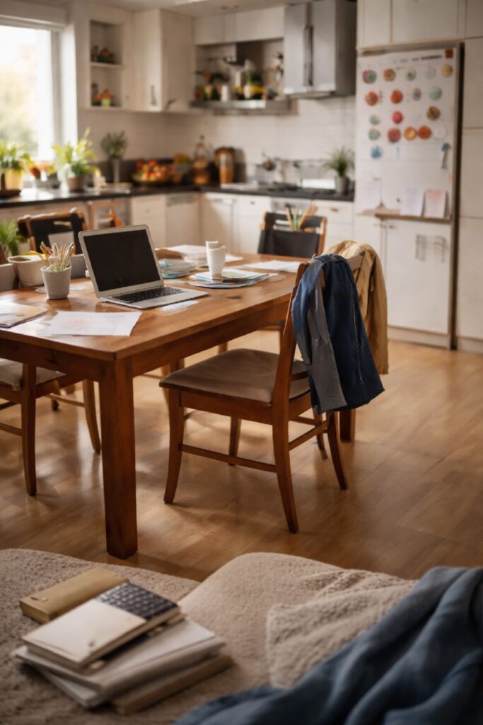 Familientisch als Familienzentrale im Alltag